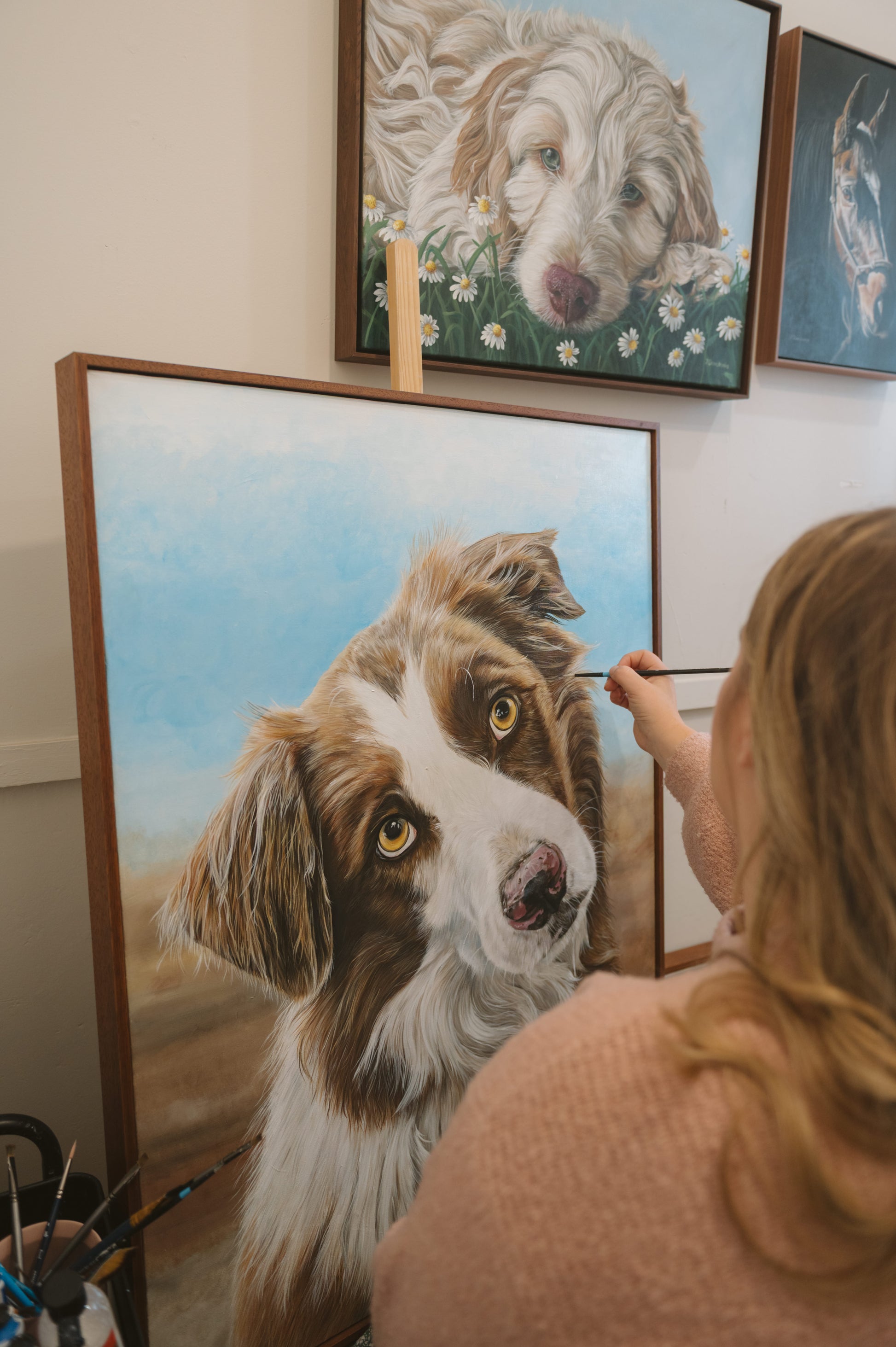 Through Curious Eyes Original Framed Artwork