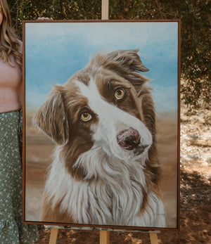 Through Curious Eyes Original Framed Artwork