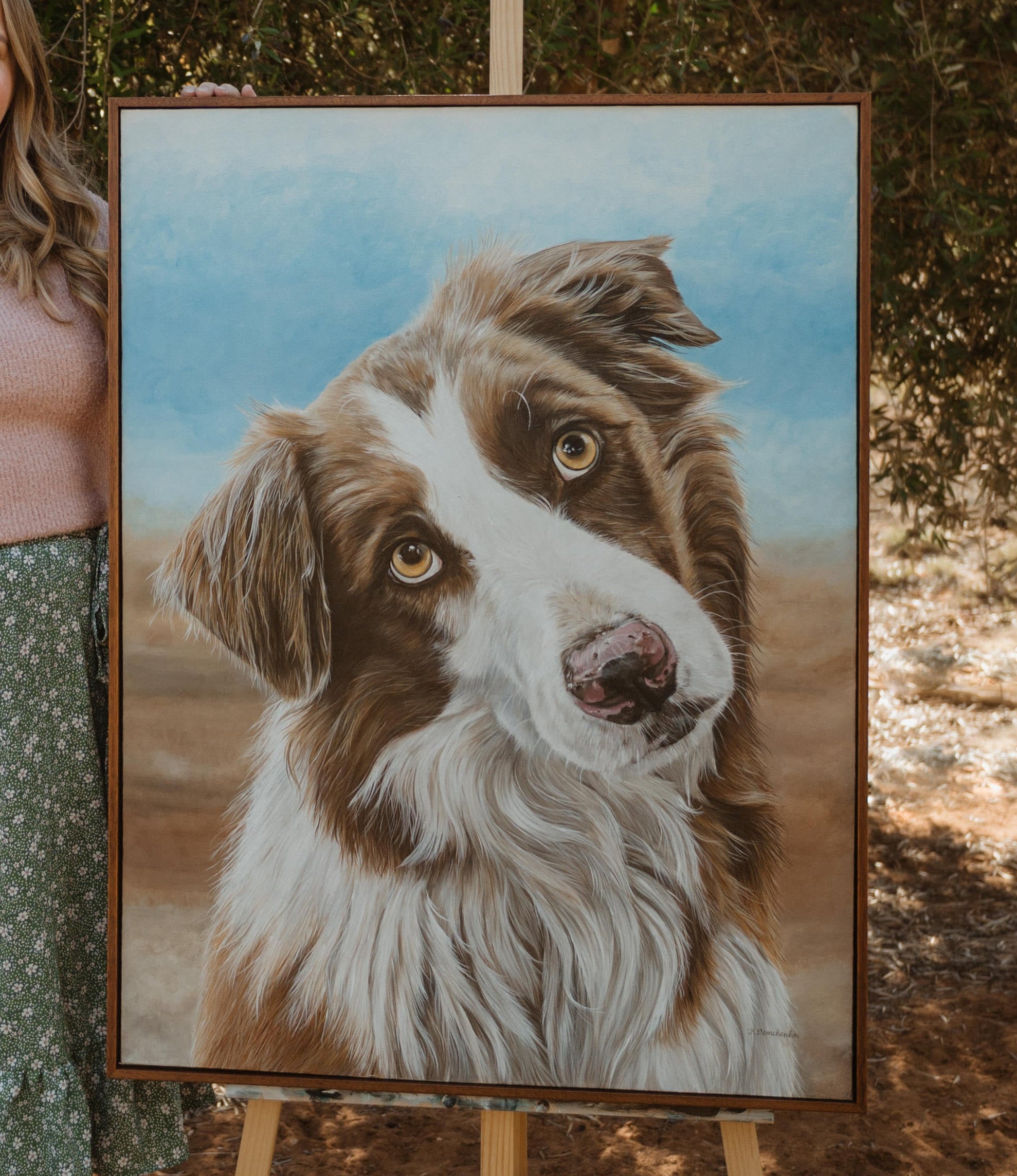 Through Curious Eyes Original Framed Artwork